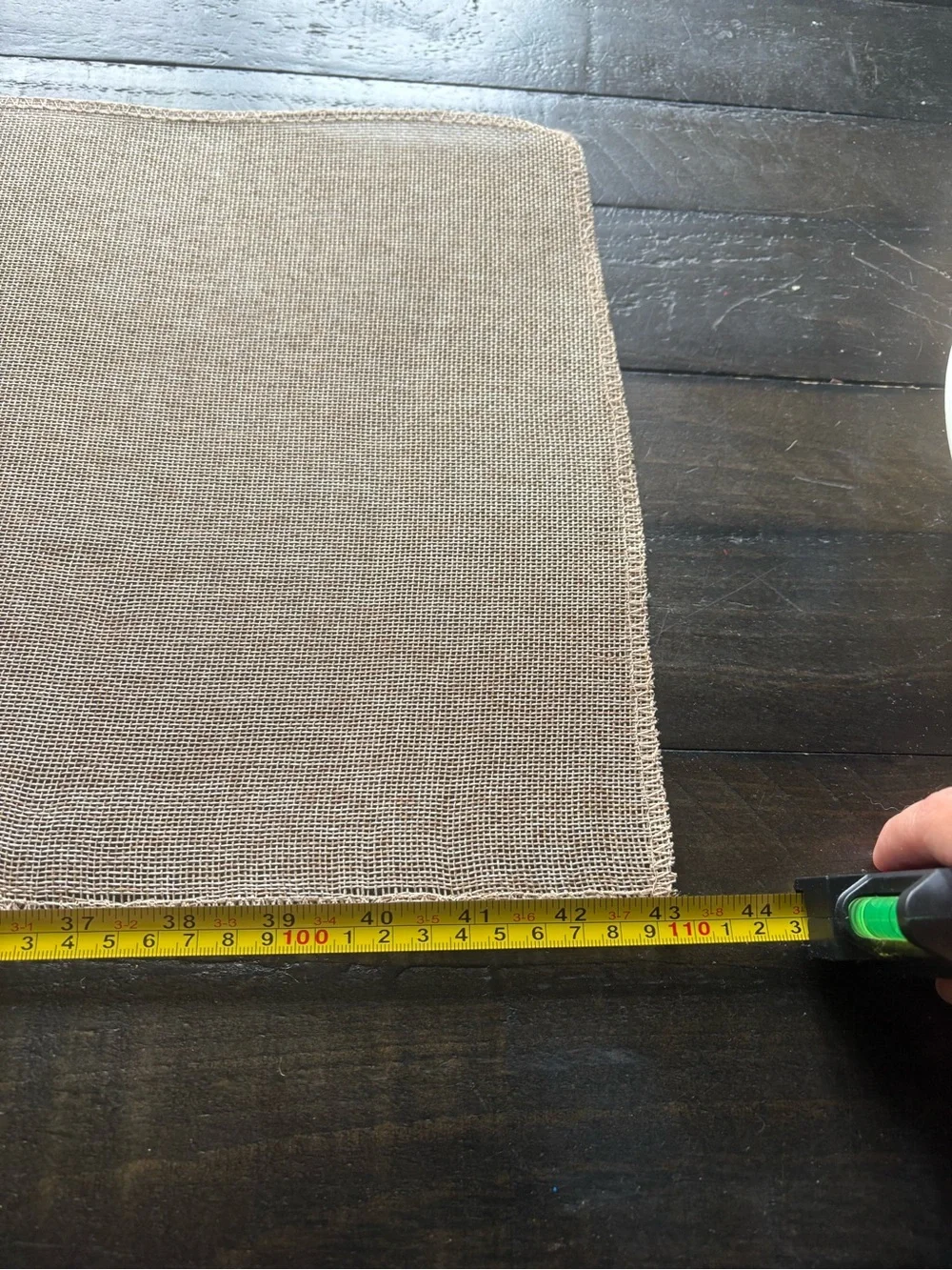 Burlap Table Runner
